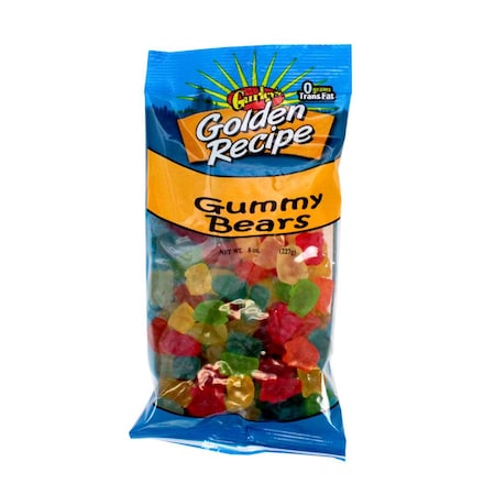 Golden Recipe Golden Recipe Gummy Bears 8 oz., PK8 7619